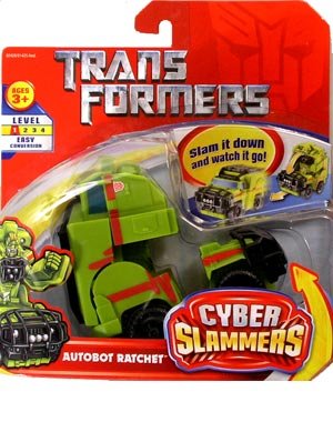 Childrens Toyshop  Toys : Transformers Cyber Slammesr Autobot Ratchet