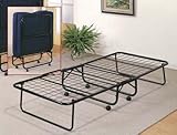 IMAGE OF Twin Size Folding Guest Bed Black Finish