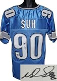 Ndamukong Suh signed Detroit Lions Blue Prostyle Jersey- JSA Hologram