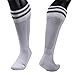 Lian LifeStyle Unisex 1 Pair Knee Length Sports Socks Striped Size XS/S/M