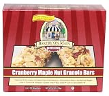 Bakery On Main Cranberry Maple Nut, Gluten Free Granola Bars, 5-Count, 6-Ounce Boxes (Pack of 6)