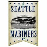 MLB Seattle Mariners Premium Felt Banner 17-by-26