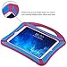VAKOO iPad Mini 3 2 1 Case Kids Proof Shockproof Drop Proof Soft Silicone Portable Light Weight Handle Case Cover for iPad Mini 3, iPad Mini Retina Display and iPad Mini (Pink/Blue)