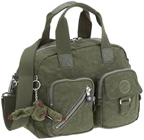 Kipling Defea - Medium Handbag with Removable Shoulder Strap (Park Green)