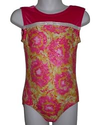 Leotard Gymnastics Pink Splatter
