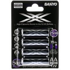 4x Sanyo Eneloop XX Mignon AA Akkus 2500 mAh ( powered by eneloop Technology ) HR-3UWX +++ PLUS +++ spezielle, hochwertige PREMIUM AKKUBOX der Akku-Onlinehandel GmbH