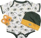 Green Bay Packers Newborn 0-3 Month Booty Gift Set