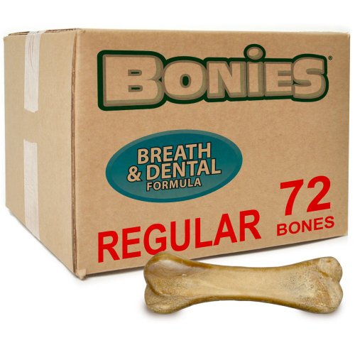 BONIES (BULK BOX) Natural Dental Bones (72 Regular Bones)