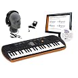 Casio SA76 EDP Personal Keyboard Package with Closed-Cup Headphones, Power Supply and Instructional Software