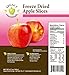 Legacy Essentials Freeze Dried Apple Slices - 15 Year Shelf Life for Emergency Survival Food Storage Supply - Great Fruit Snack (Quantity 1)