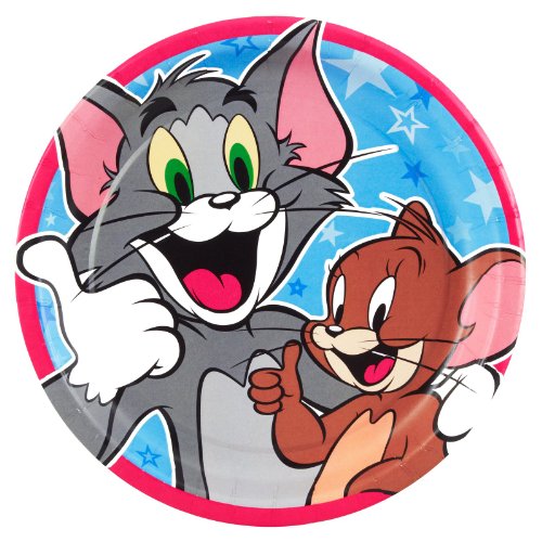 Tom and Jerry Dessert Plates (8) Party Supplies