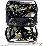 PSPgo Skin and Screen Protector Kit - Abstract 02 Yellow fits Sony PSP go