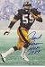 Jack Ham Autographed/Hand Signed Goal Line Art Card with HOF 1988