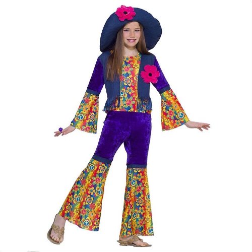 Flower Child Hippie Costume - halloween costumes