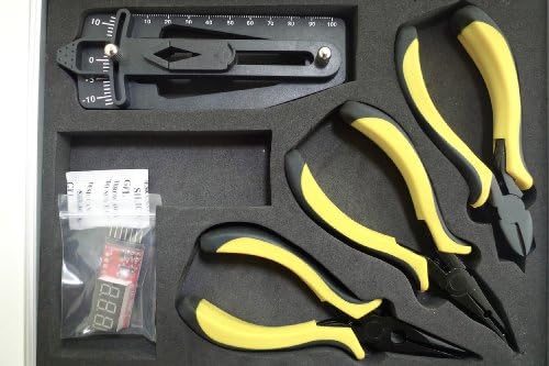 LB1 High Performance New 14 Pcs Ulitmate Professional Precision Screwdrivers Repair Tool Kit for Hobby RC 36 inch SKY KING HUGE SiZE GYRO 8501 Metal 3.5 Channel RC Helicopter 91cm 9100MM with Aluminum Case