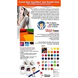5 Yards Siser EasyWeed Heat Transfer Vinyl (Mix & Match your favorite colors)