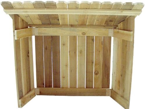Cedar Nativity Stable - 46"W x 42"H x 24"D