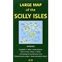 Large Map of the Scilly Isles