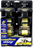 Allied International 42308 Good Year Racing Tie Downs with T-Handle, 2-Pack