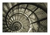 IMAGE OF Spiral Staircase in Arc de Triomphe Giclee Poster Print by Christian Peacock, 40x28