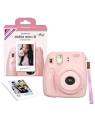 Photography: Fuji Instax Mini 8 N Pink + Original Strap Set Fujifilm Instax Mini 8N Instant Camera - Fujifilm