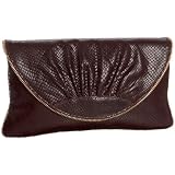 Lauren Merkin Ava Snake-Embossed Clutch