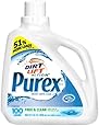 Dial 1432781 Purex Ultra Free and Clear Concentrated Liquid Detergent, 150oz Bottle, 96 Load (Pack of 4)
