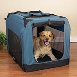 LARGE - BLUE - Stackable Soft-Sided Crates