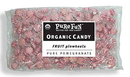 Pure Fun Certified Organic Bulk Pure Pomegranate Fruit Pinwheels, 48-Ounce Unit