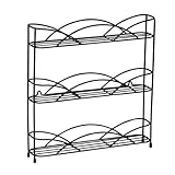 Spectrum 28810 Countertop 3-Tier Spice Rack, Black
