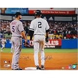 David Wright and Derek Jeter - Yankee Stadium - Dual Autographed 16x20 Photograph