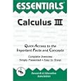 Calculus III Essentials (REA) (Vol 3) by The Staff of REA
