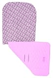 Maclaren  AOX11272 - Buggy - Sitzauflage Yolkes - Silver/Powder Pink