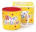 Yellow Polka Dot "Happy Birthday" Coffee Gift Mug