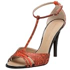 Proenza Schouler Women's OE9015 Lizard Print T-Strap Sandal
