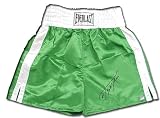 Joe Frazier Signed Green Everlast Trunks Sports Boxing