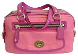 51CoVYb5%2BsL. SL160  Coach 13382 Bonnie Leather Satchel Handbag Coral Fushia