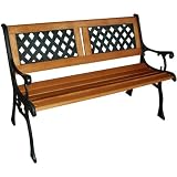 Wooden Cast Iron Garden Bench