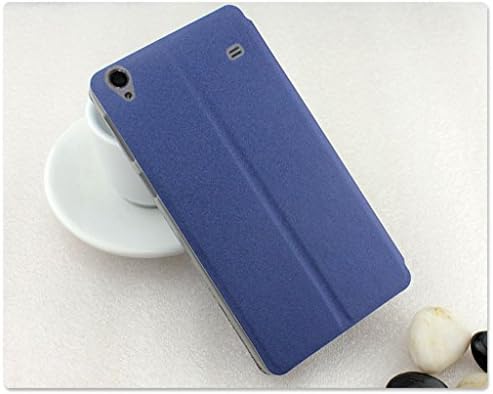Weclub Lenovo Golden Warrior Note 8 A936 - Pudini? [Flip Cases] View Flip Pu Leather Stand Case Skin [ View Window ] Pu Leather, Fold Stand &amp; Windown Open Case [ Easy to Fit New 2015 ] (Lenovo Note 8 A936 ) - Blue