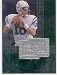 1998 SPx Finite #287 Peyton Manning ET - Serial #d to 7200 - Indianapolis Colts - (RC...