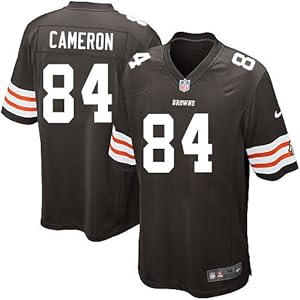 Cleveland Browns #84 Jordan Cameron Game Brown Men Jersey(X-Large)