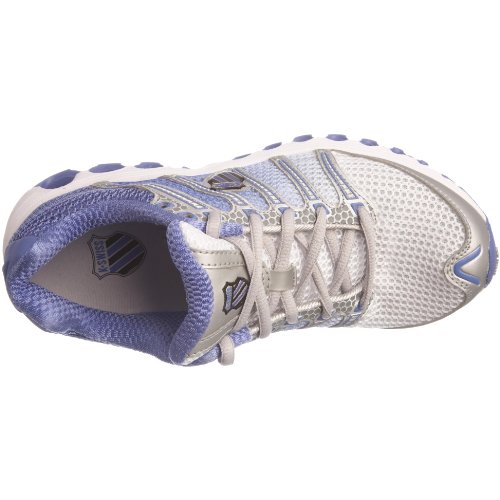 KSWISS Women's Ladies Tubes Run 100 Aa White/Silver/Violet Storm Trainer 92316-187-M 3 UK