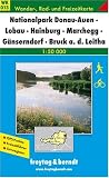 Carte de randonnée : Lobau - Hainburg, Wander- und Radtourenkarte