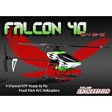 Buy Exceed RC 2.4Ghz Falcon 40 -Channel Radio Remote Control RC Helicopter RTF Fixed Pitch - 100%... by XHELI