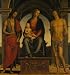 Madonna and Child with Saint John the Baptist and Saint Sebastian by Perugino - 24