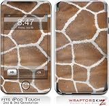 iPod Touch 2G & 3G Skin and Screen Protector Kit - Giraffe 02