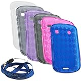 GTMax 6x Argyle Checker Soft Gel Skin Case ( Smoke + Smoke Grey + Clear + P ....