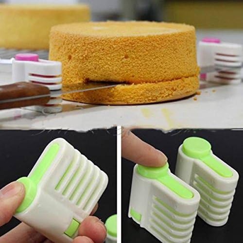 Buyusee 5 Layers Kitchen DIY Cake Bread Cutter Leveler Slicer Cutting Fixator Tools Best