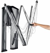 Brabantia Wallfix 24 m, with Storage Protection Box