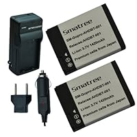 Smatree Batteries Charger Kit for Gopro Hero Hd Hero2 Digital Camera AHDBT-002 AHDBT-001